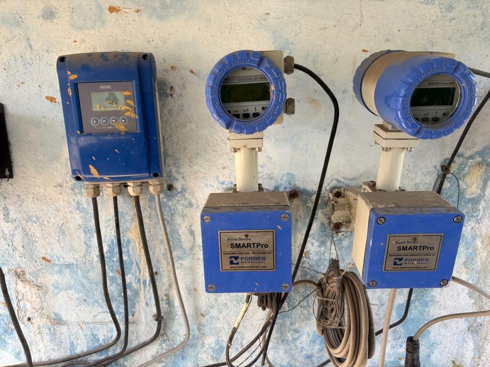 Krohne flow converter and Forbes Marshall analyzers on site