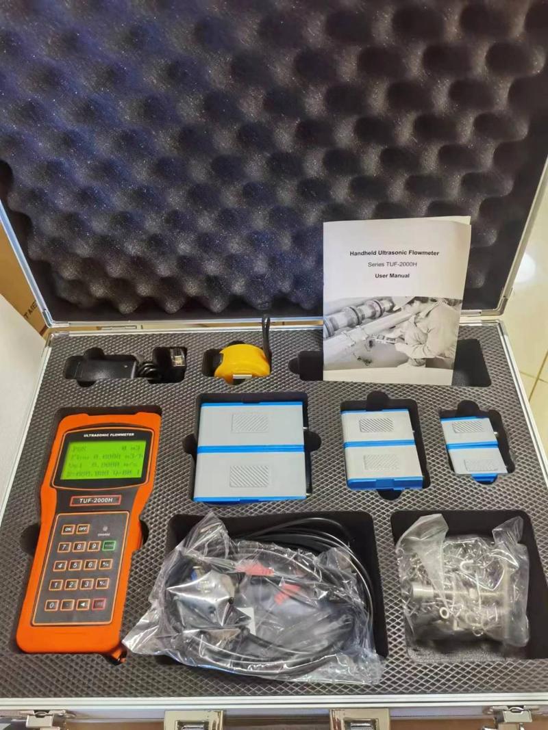 Handheld ultrasonic flowmeter kit
